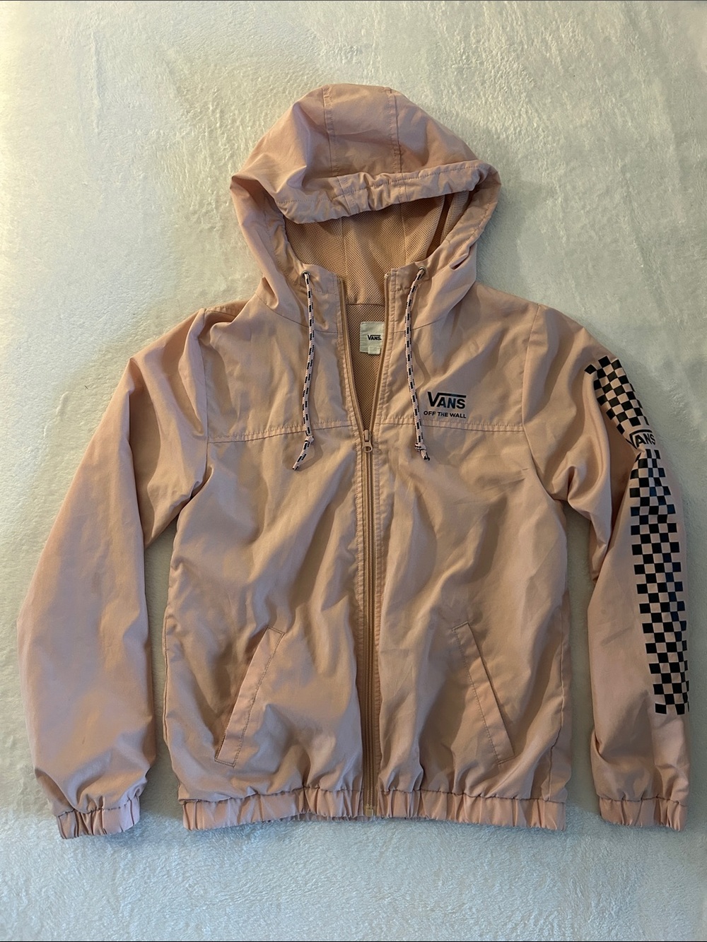 Van’s Hooded Windbreaker rain Jacket